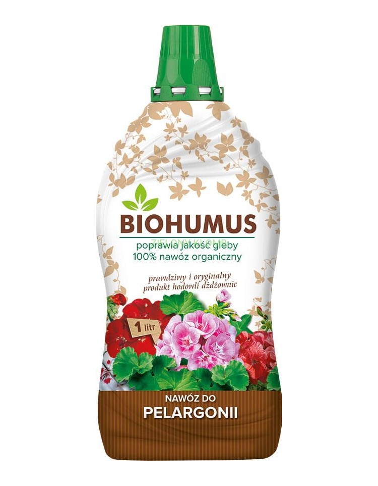 Biohumus nawoz naturalny do pelargonii 1L Agrecol